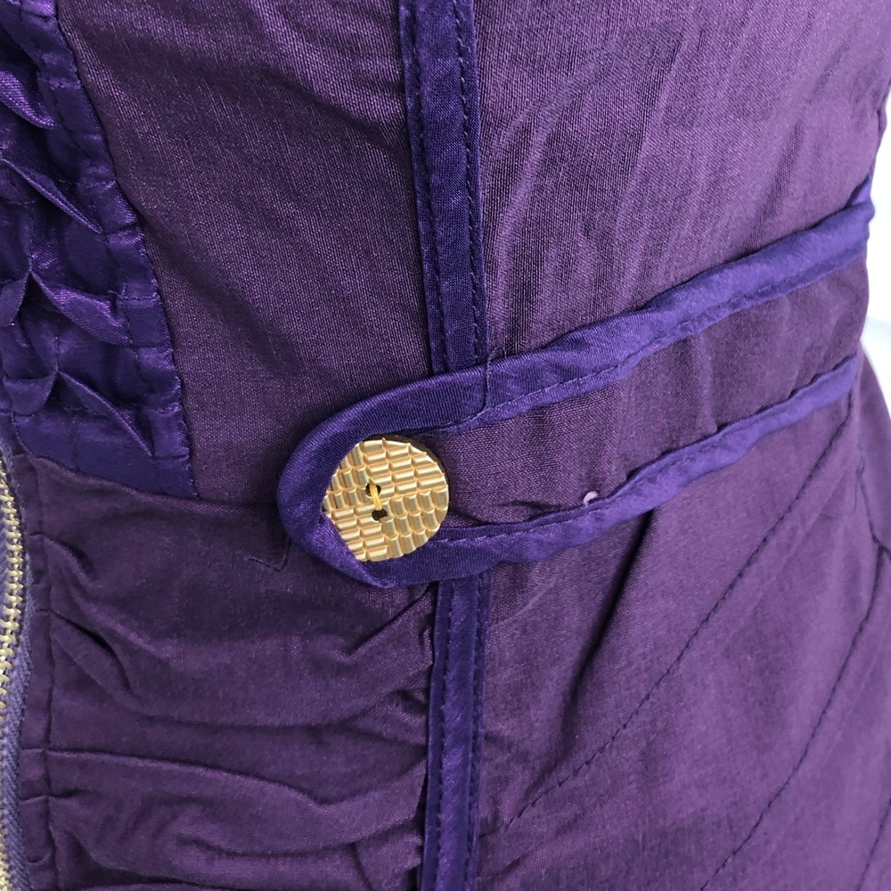 HEAVEN U.S.A PURPLE BODYCON DRESS - Picture 3 of 6